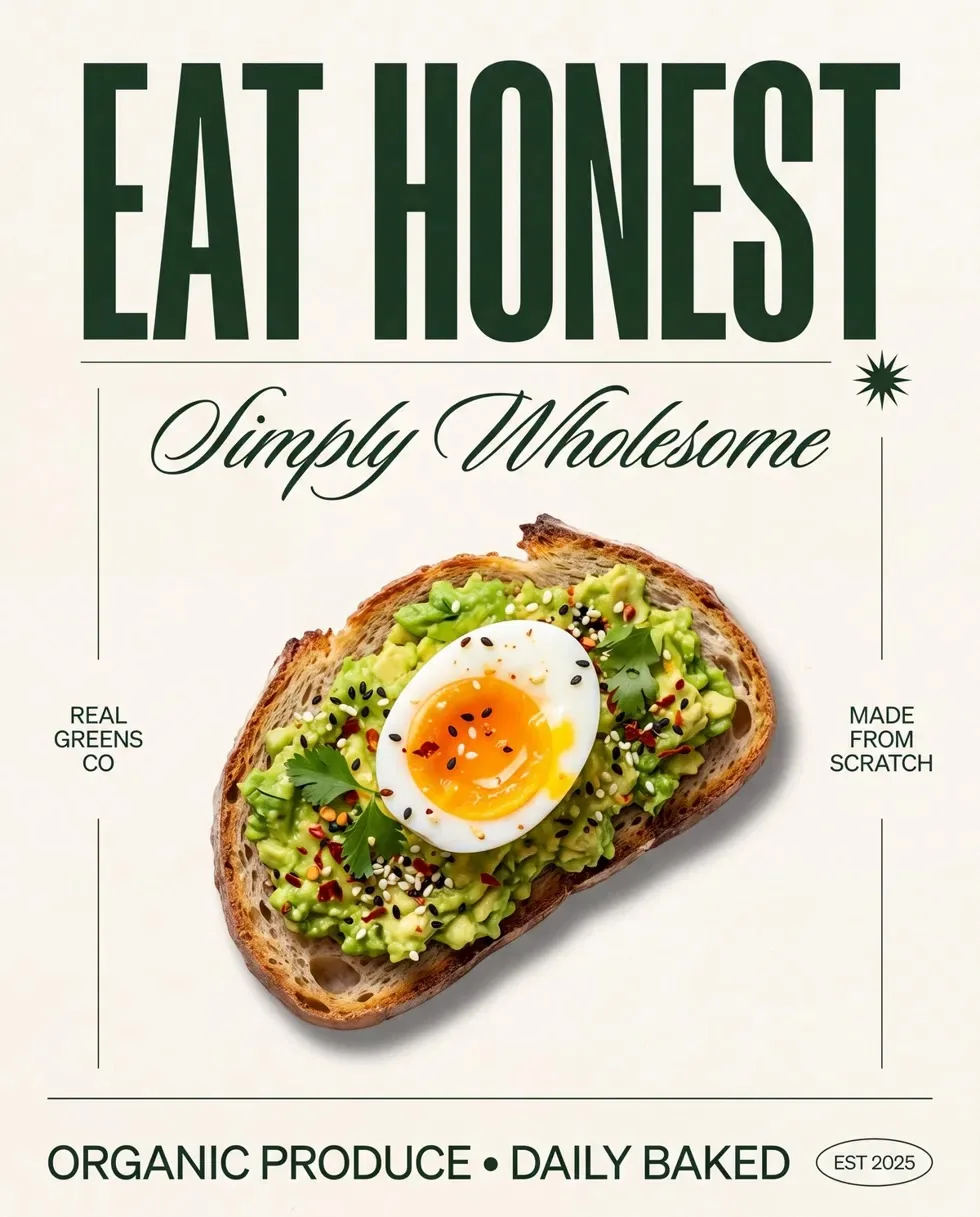 Editorial Food Layout